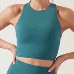 Athleta Conscious Crop D-DD teal